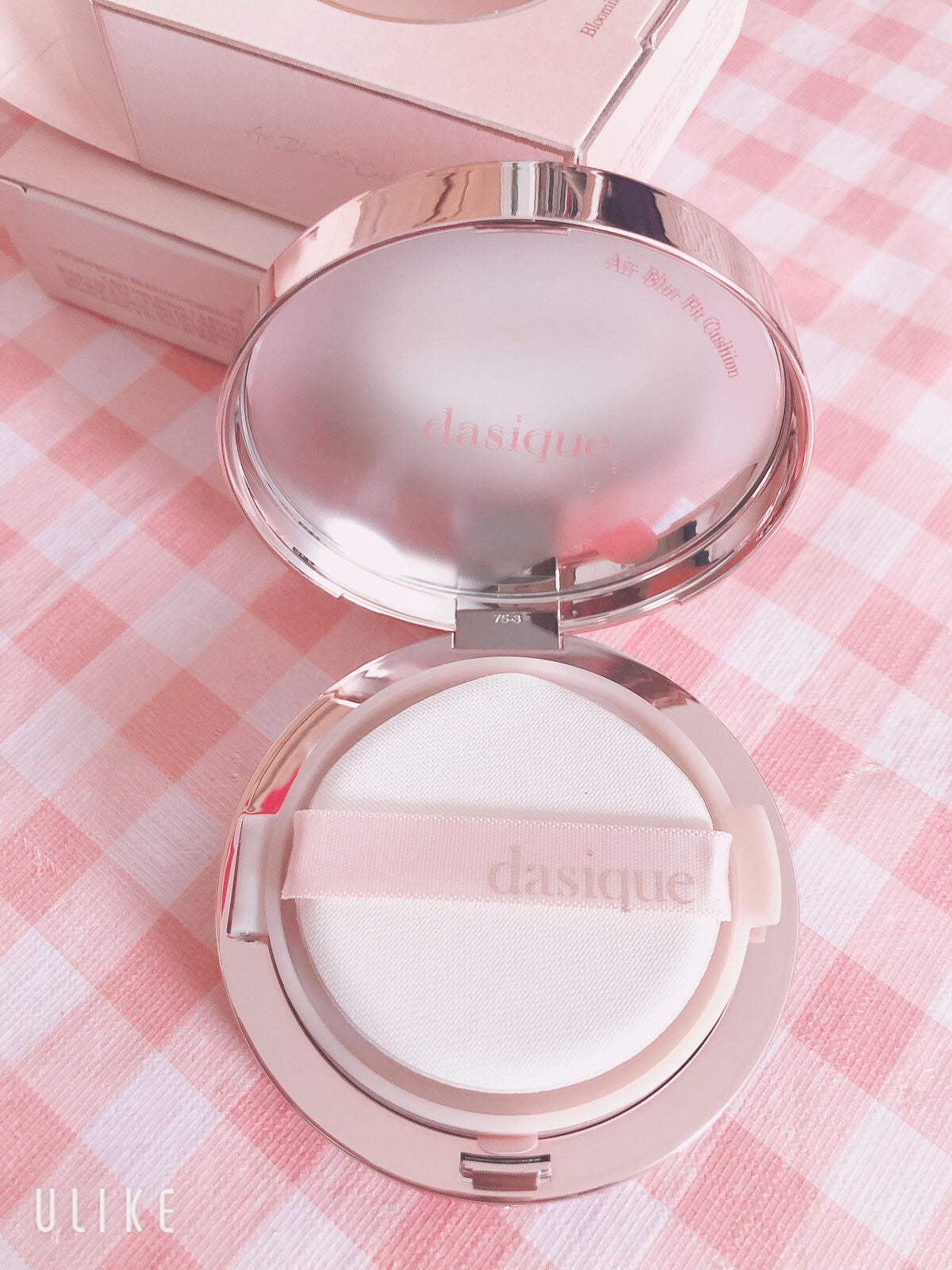 エアーブラーフィットクッション/dasique/クッションファンデーションを使ったクチコミ(4枚目)