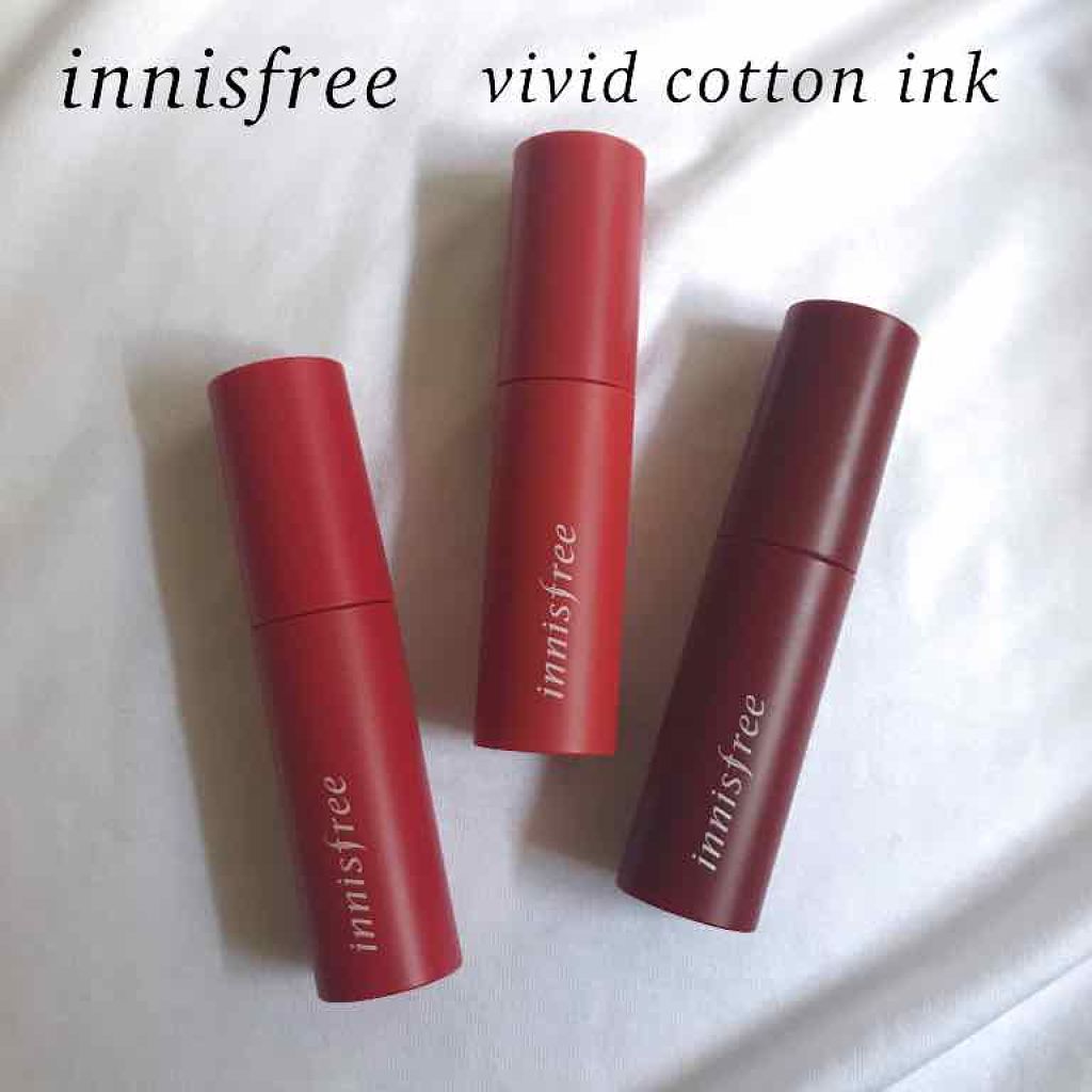 ビビッドコットン インクティント/innisfree/口紅を使ったクチコミ(1枚目)