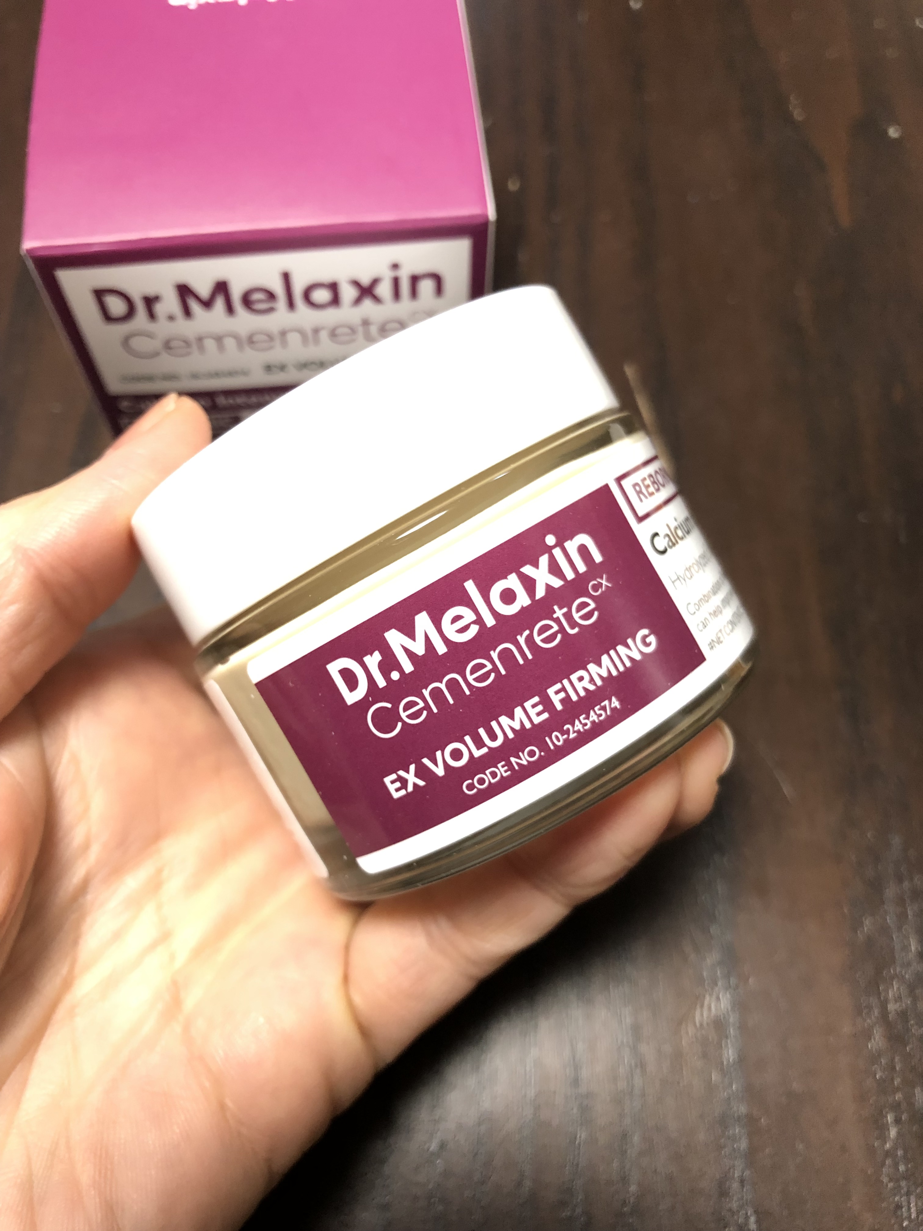 Cemenrete Calcium Intense Cream/Dr.Melaxin/フェイスクリームを使ったクチコミ（1枚目）
