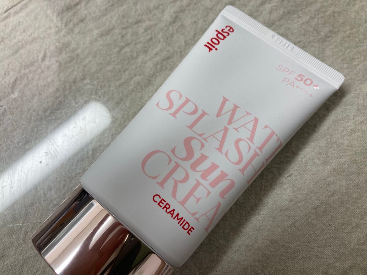 ウォータースプラッシュサンクリーム セラミド/espoir/日焼け止めクリームを使ったクチコミ(1枚目)