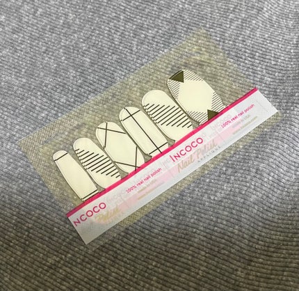 INCOCO インココ マニキュアシート/インココ/ネイルシールを使ったクチコミ(3枚目)