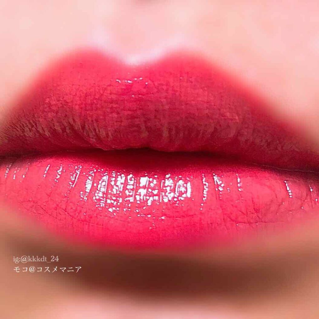 ルージュ ヴォリュプテ シャイン/YVES SAINT LAURENT BEAUTE/口紅を使ったクチコミ(4枚目)