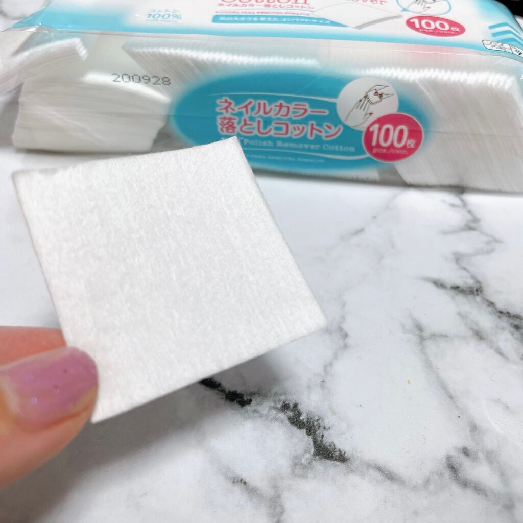 ネイル落としコットン/DAISO/除光液を使ったクチコミ(2枚目)