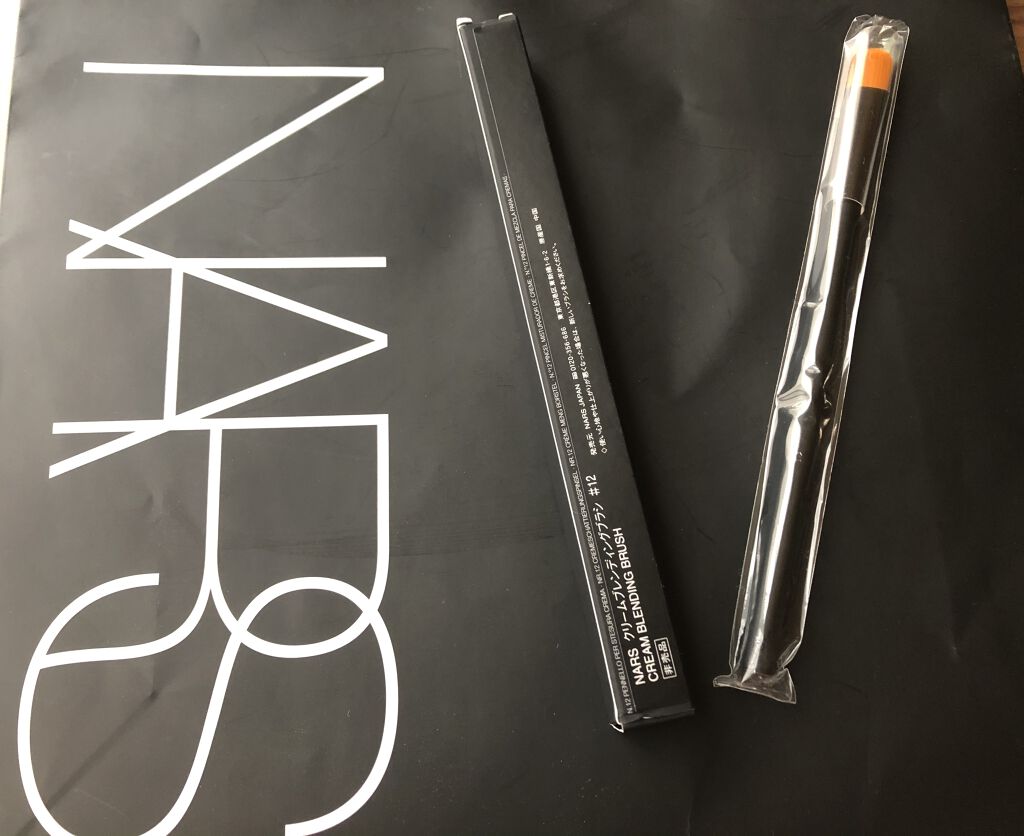 クリームブレンディングブラシ #12/NARS/メイクブラシを使ったクチコミ（2枚目）