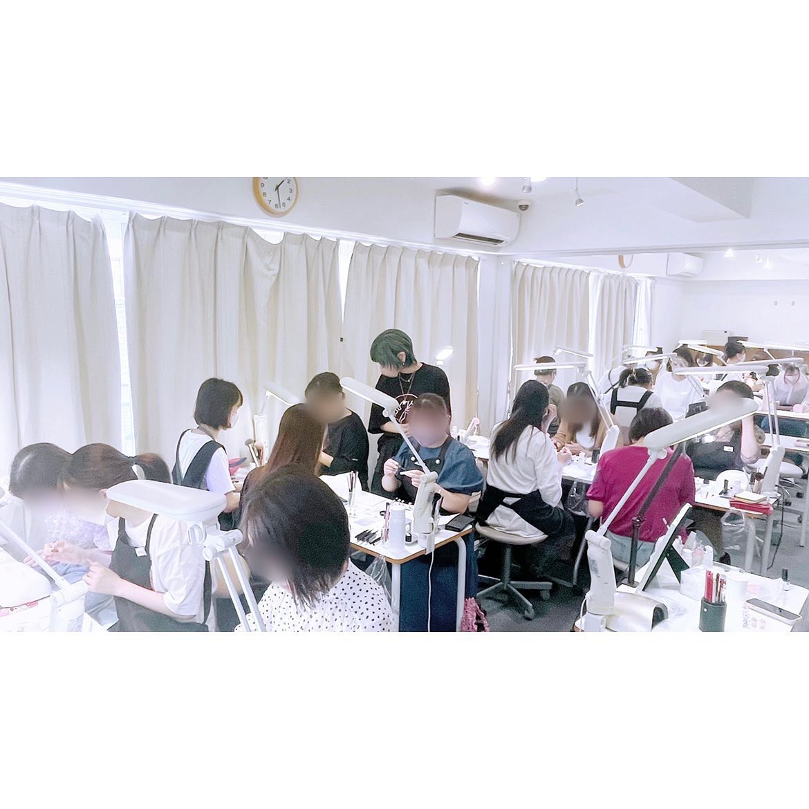 なかやまちえこ on LIPS 「ネイルスクールtriciaジェルアートレッスン⠀@nailsc..」(7枚目)