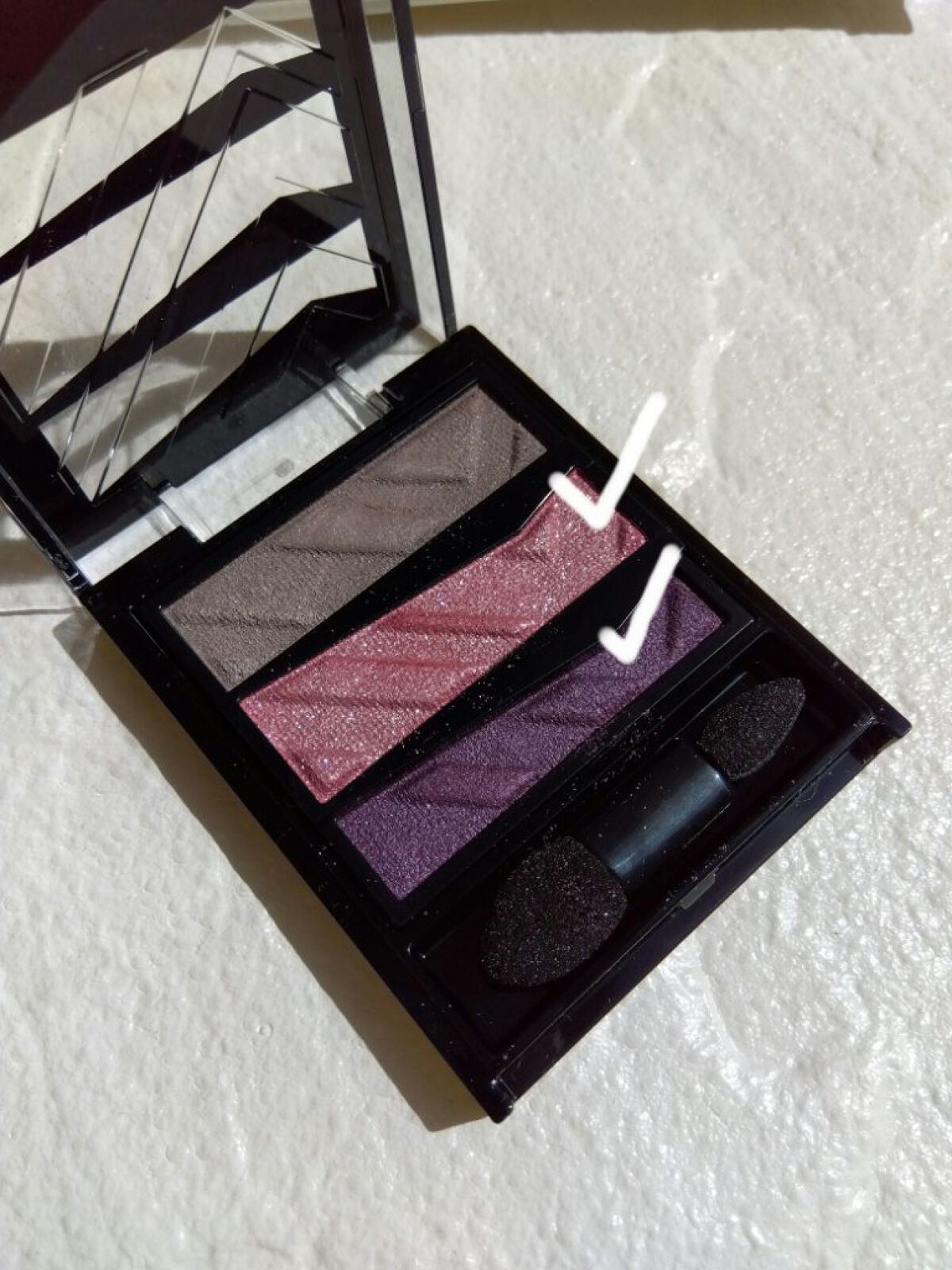 パーツリサイズシャドウ/KATE/アイシャドウパレットを使ったクチコミ（3枚目）