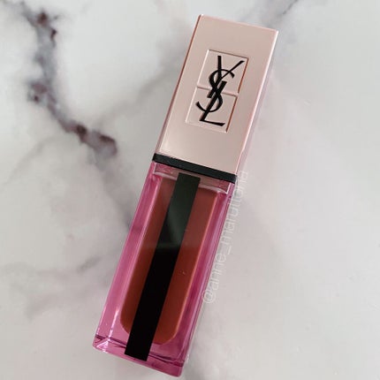 ルージュ ピュールクチュール ヴェルニ ウォーターグロウ/YVES SAINT LAURENT BEAUTE/口紅を使ったクチコミ(2枚目)