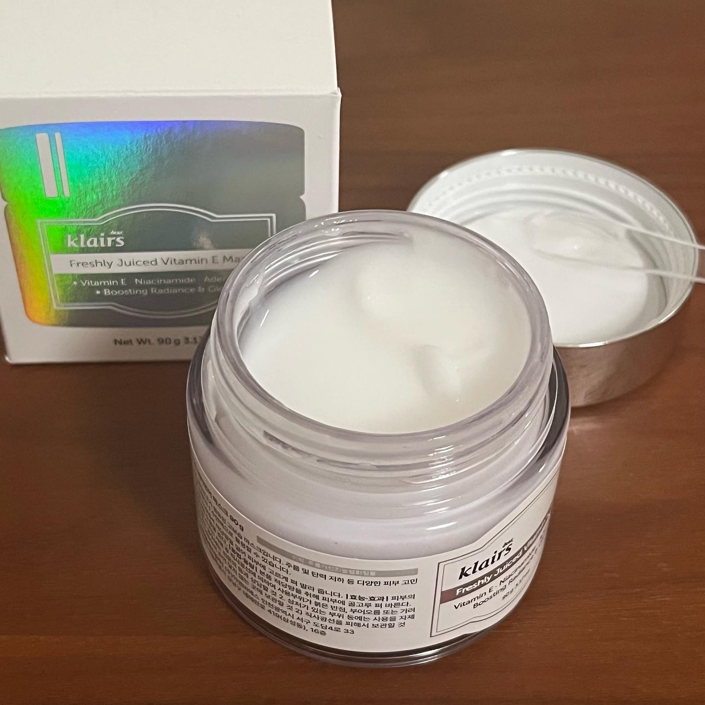 フレッシュリージュースドビタミンEマスク(90g)/Klairs/フェイスクリームを使ったクチコミ（1枚目）
