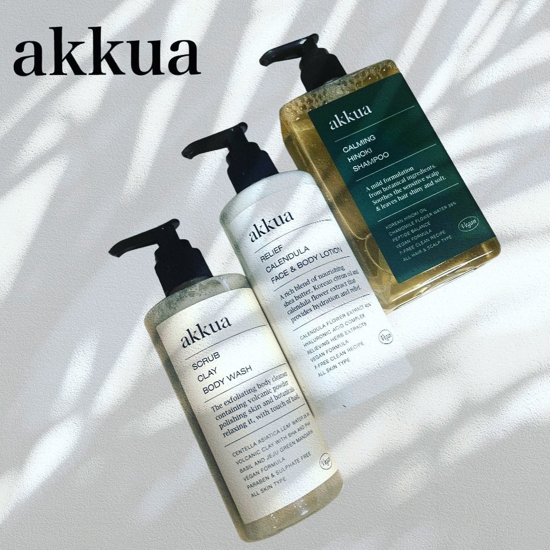 AYAKO¨̮♡⃛ on LIPS 「🍀Akkua🍀低刺激安心成分VEGAN3点セットをお試しさせて..」(1枚目)