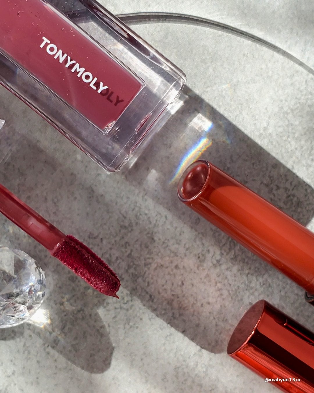 ゲットイットティント ウォーターフルバター/TONYMOLY/リップティントを使ったクチコミ(4枚目)