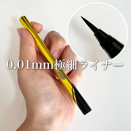 ハイパーシャープ ライナー R BK-1 漆黒ブラック/MAYBELLINE NEW YORK/リキッドアイライナーを使ったクチコミ(1枚目)