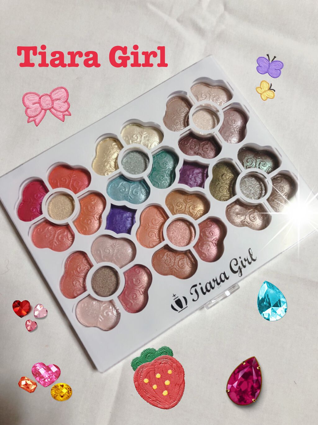 アイカラーパレット/ティアラガール/アイシャドウパレットを使ったクチコミ(1枚目)