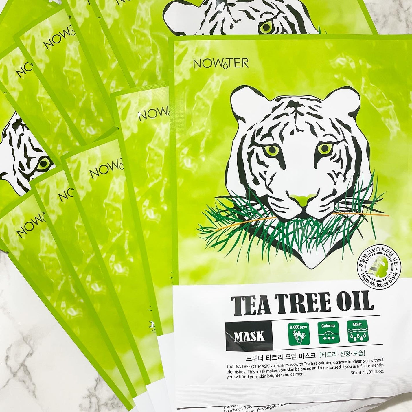 ティーツリーオイルパック/NOWATER/シートマスク・パックを使ったクチコミ(2枚目)