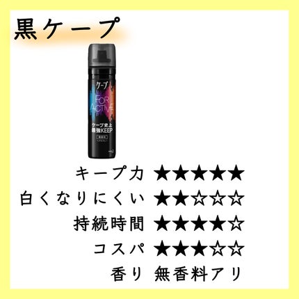 ケープ 3Dエクストラキープ 無香料/ケープ/ヘアスプレーを使ったクチコミ(4枚目)