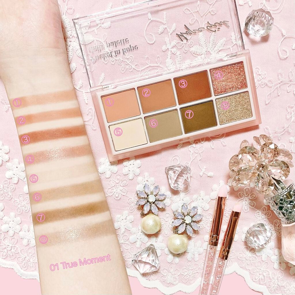 saya フォロバします on LIPS 「ホープガールアイパレット🎨01*⑅デイリーメイクからポイントメ..」(1枚目)