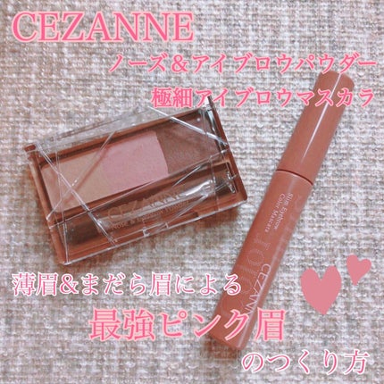 ノーズ&アイブロウパウダー/CEZANNE/パウダーアイブロウを使ったクチコミ(1枚目)