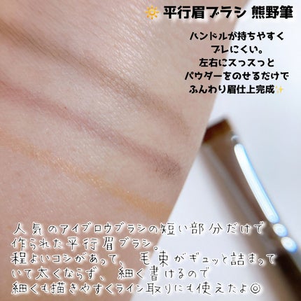 フーミー マルチアイブロウパウダー/WHOMEE/パウダーアイブロウを使ったクチコミ(4枚目)