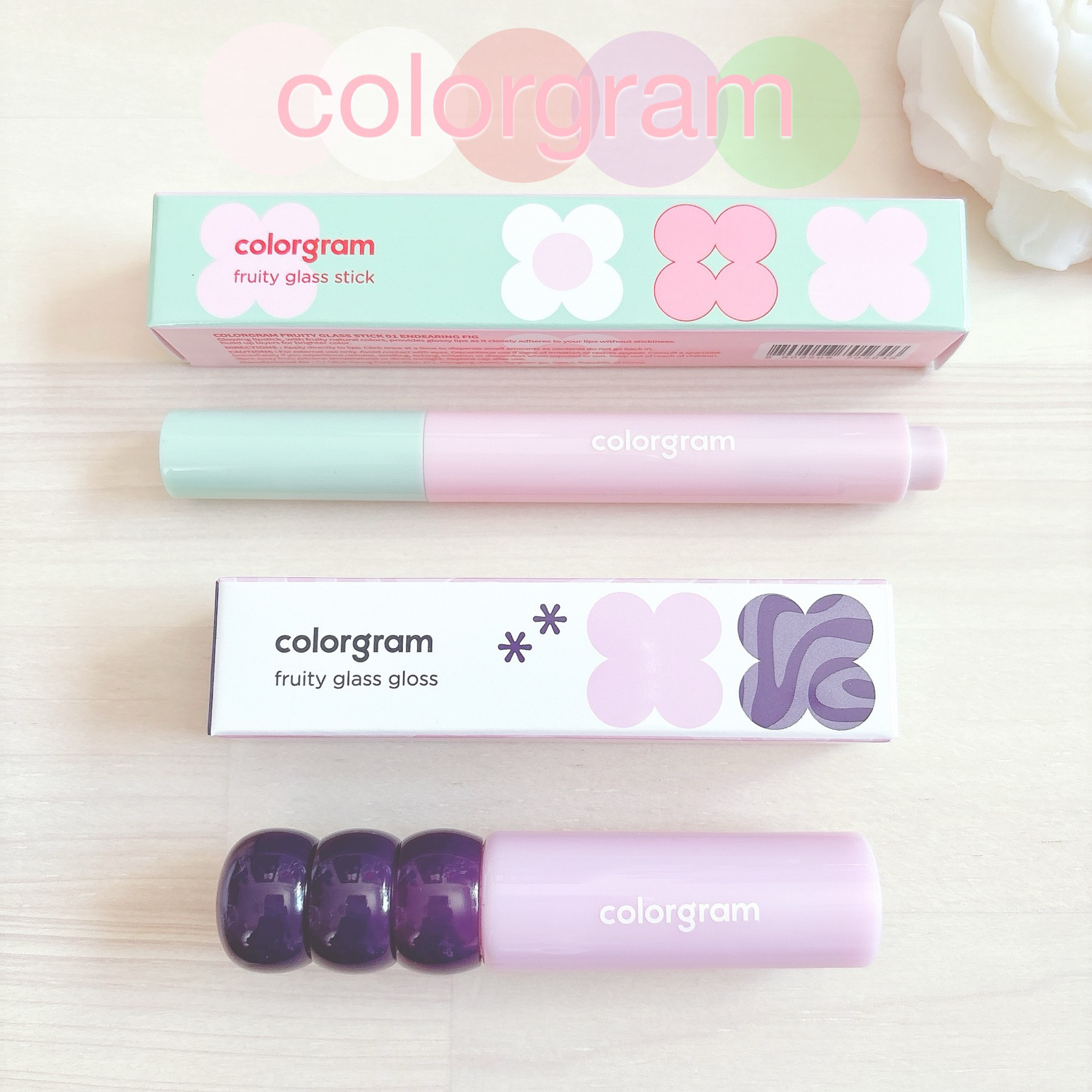 タンフルグラスグロス/Colorgram/リップグロスを使ったクチコミ（1枚目）