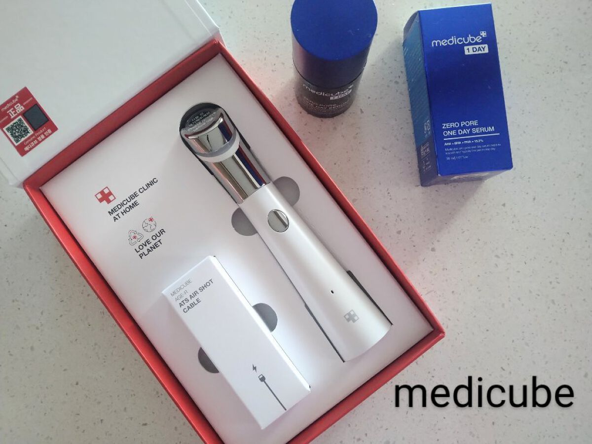 AGE-Rダーマエアショット/MEDICUBE/美顔器・マッサージを使ったクチコミ（1枚目）