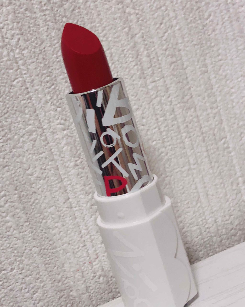 ディア マイブルーミング リップトーク カラフルドローイング シフォン/ETUDE/口紅を使ったクチコミ（3枚目）