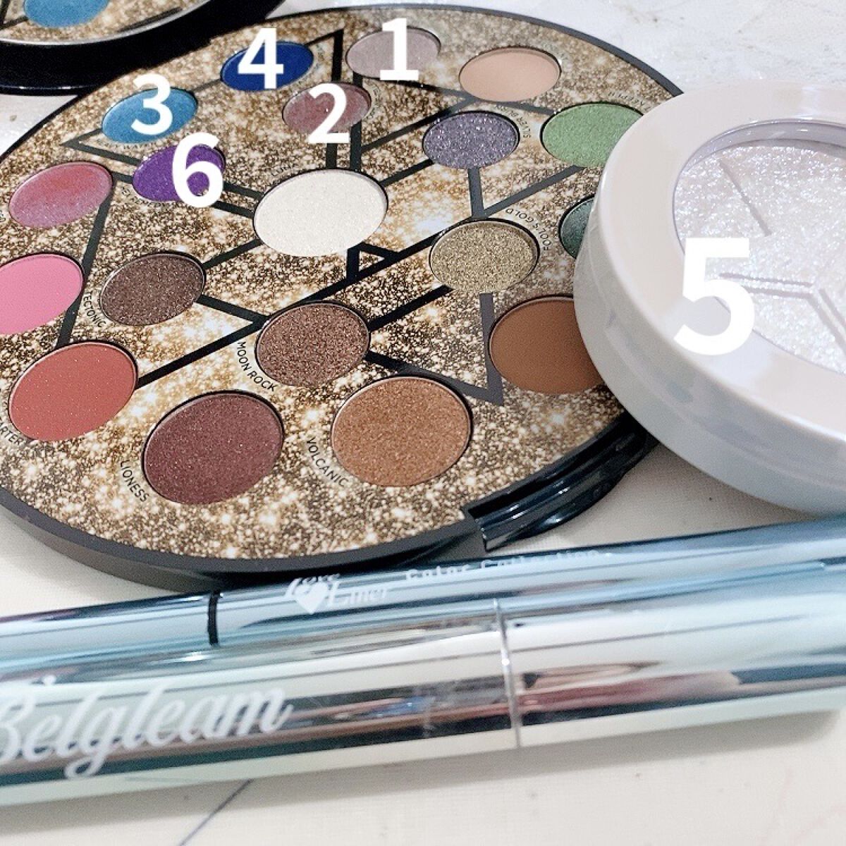 ラブ・ライナー リキッド グリッターコレクション オールドブルー/ラブ・ライナー/リキッドアイライナーを使ったクチコミ（2枚目）