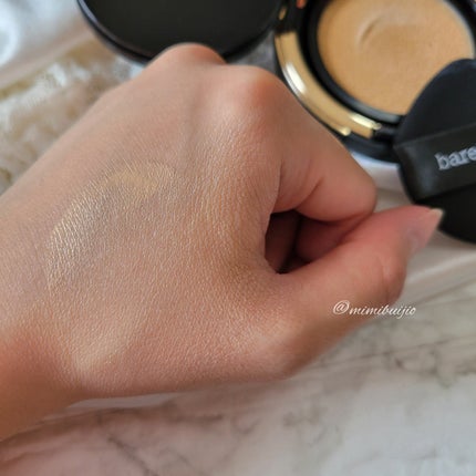 オリジナル ピュア セラム カバーアップ クッション/bareMinerals/クッションファンデーションを使ったクチコミ(8枚目)