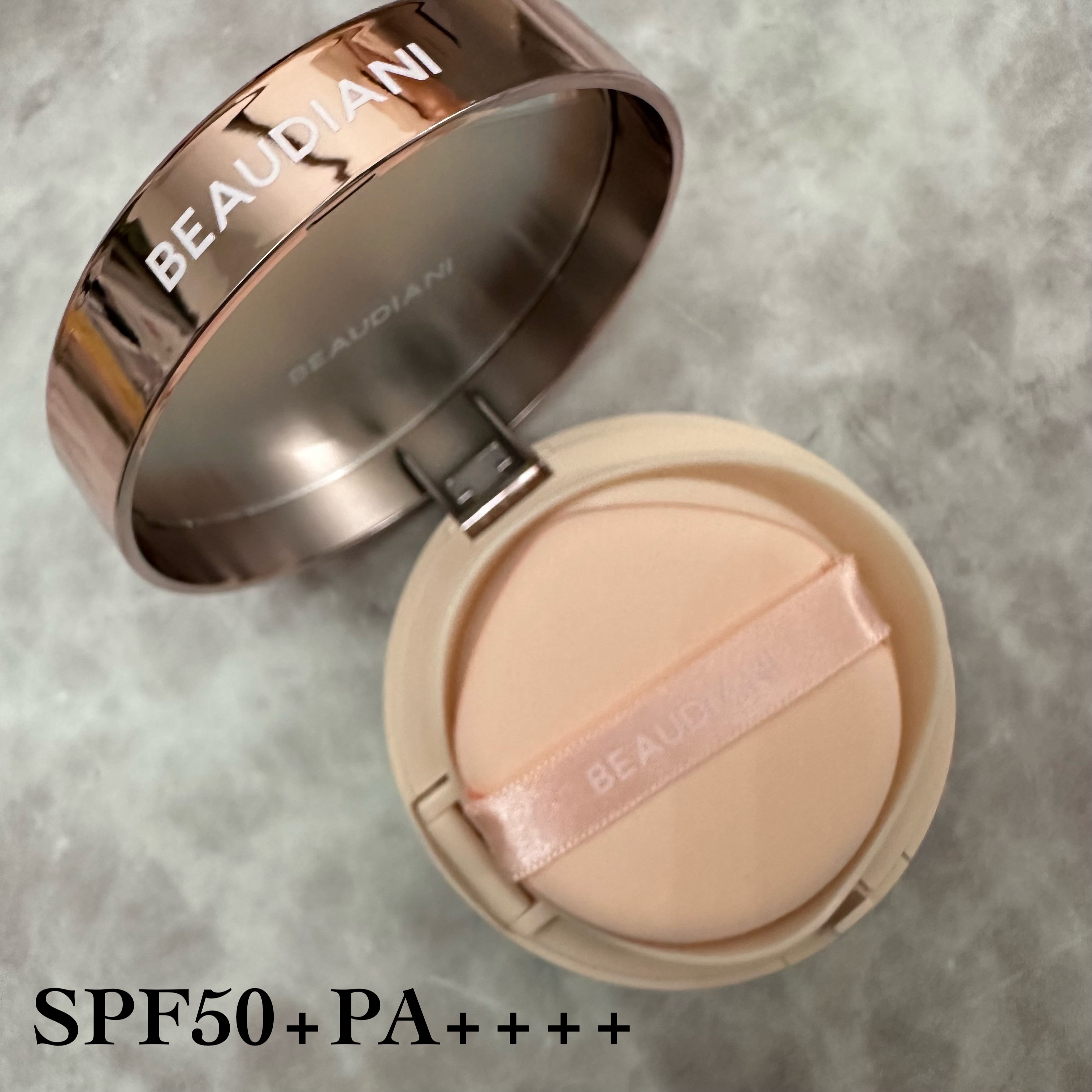 メッシュタイトアップクッション/BEAUDIANI/クッションファンデーションを使ったクチコミ（2枚目）