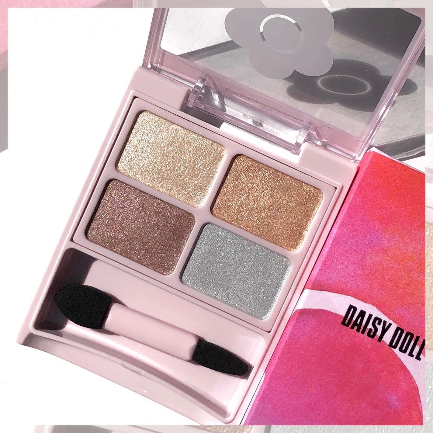 デイジードール アイカラー パレット/DAISY DOLL by MARY QUANT/アイシャドウパレットを使ったクチコミ(9枚目)