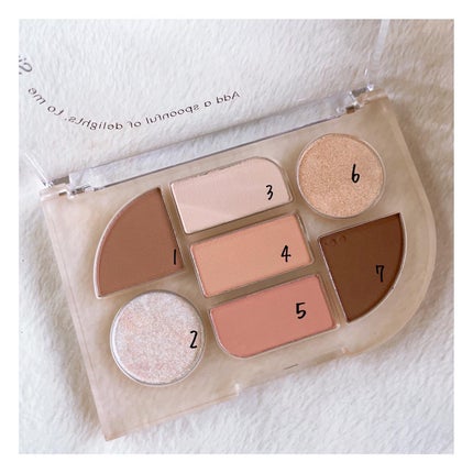 シンプレイン アイパレット/Sim;plain/アイシャドウパレットを使ったクチコミ(2枚目)