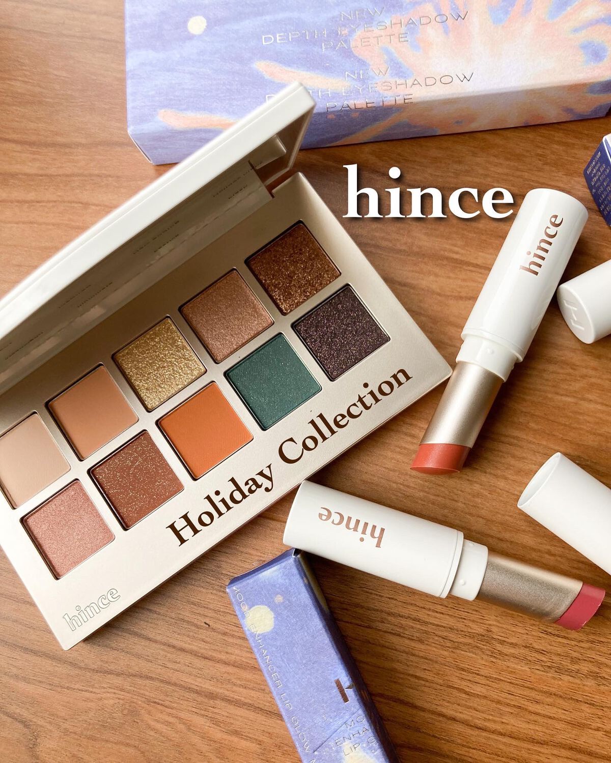 ムードインハンサーリップグロウ LW001 メモリーズ (ホリデー限定)/hince/口紅を使ったクチコミ（1枚目）