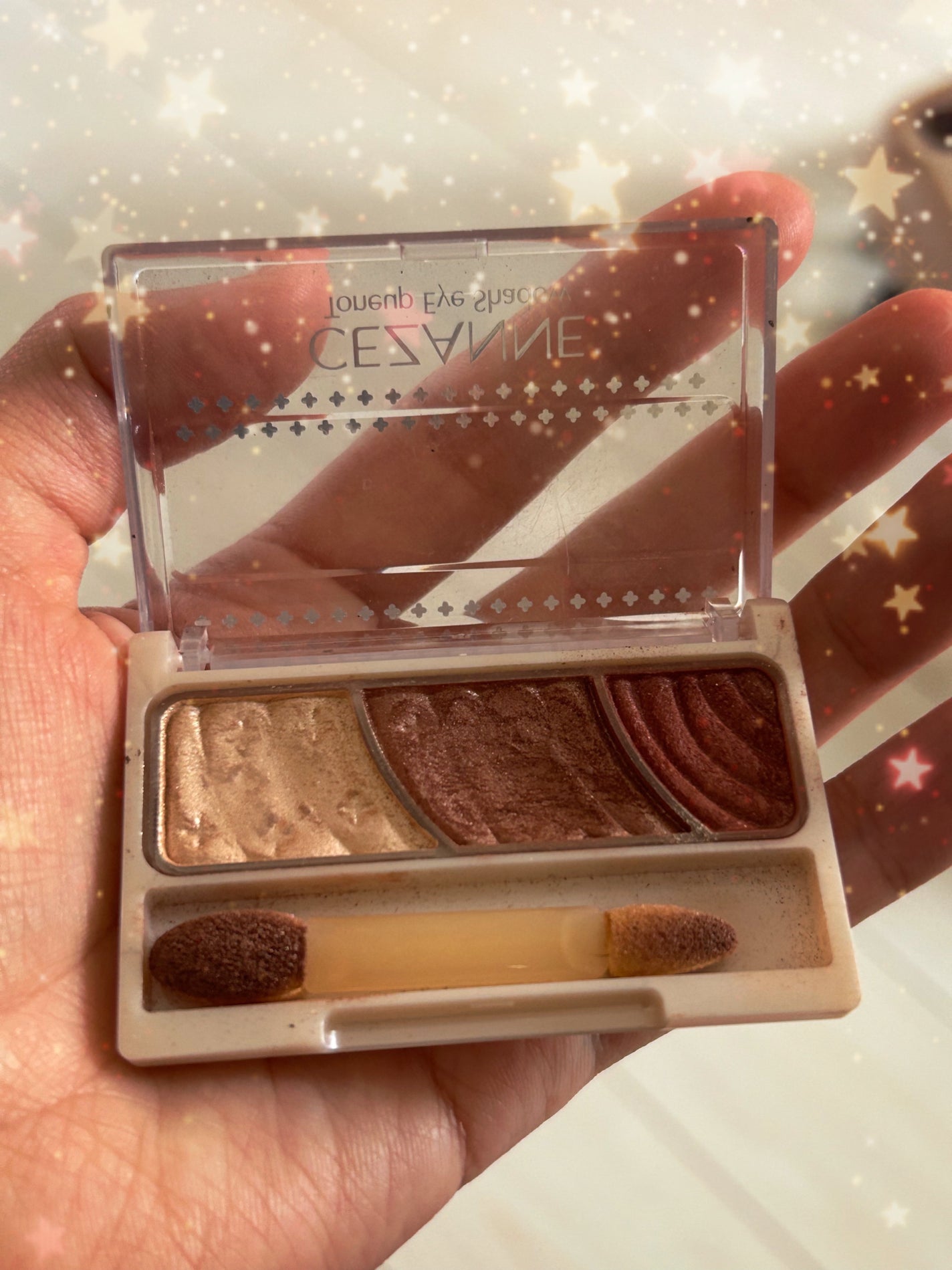 トーンアップアイシャドウ/CEZANNE/アイシャドウパレットを使ったクチコミ(1枚目)