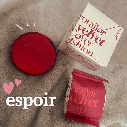 プロテーラービーベルベットカバークッション/espoir/クッションファンデーションを使ったクチコミ(1枚目)