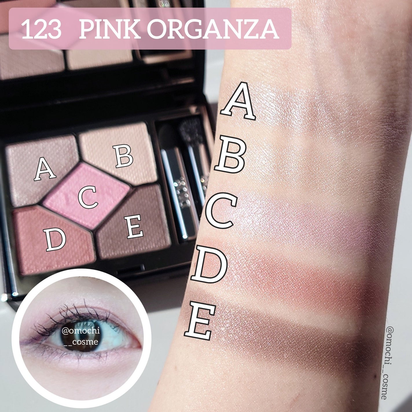 【旧】ディオールショウ サンク クルール (スプリング コレクション 2024 限定品)/Dior/アイシャドウを使ったクチコミ(5枚目)