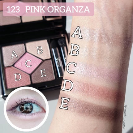 【旧】ディオールショウ サンク クルール (スプリング コレクション 2024 限定品)/Dior/アイシャドウを使ったクチコミ(5枚目)