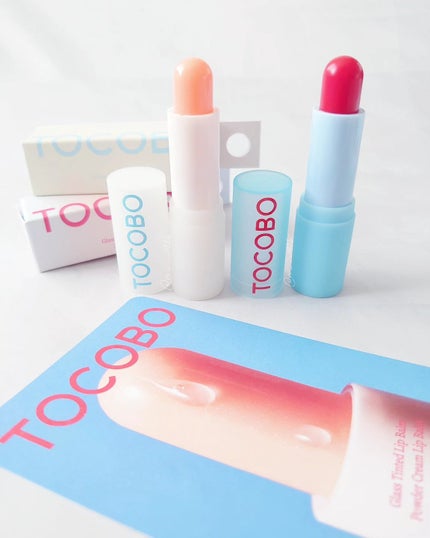 グラスティンティッドリップバーム/TOCOBO/リップバームを使ったクチコミ(1枚目)
