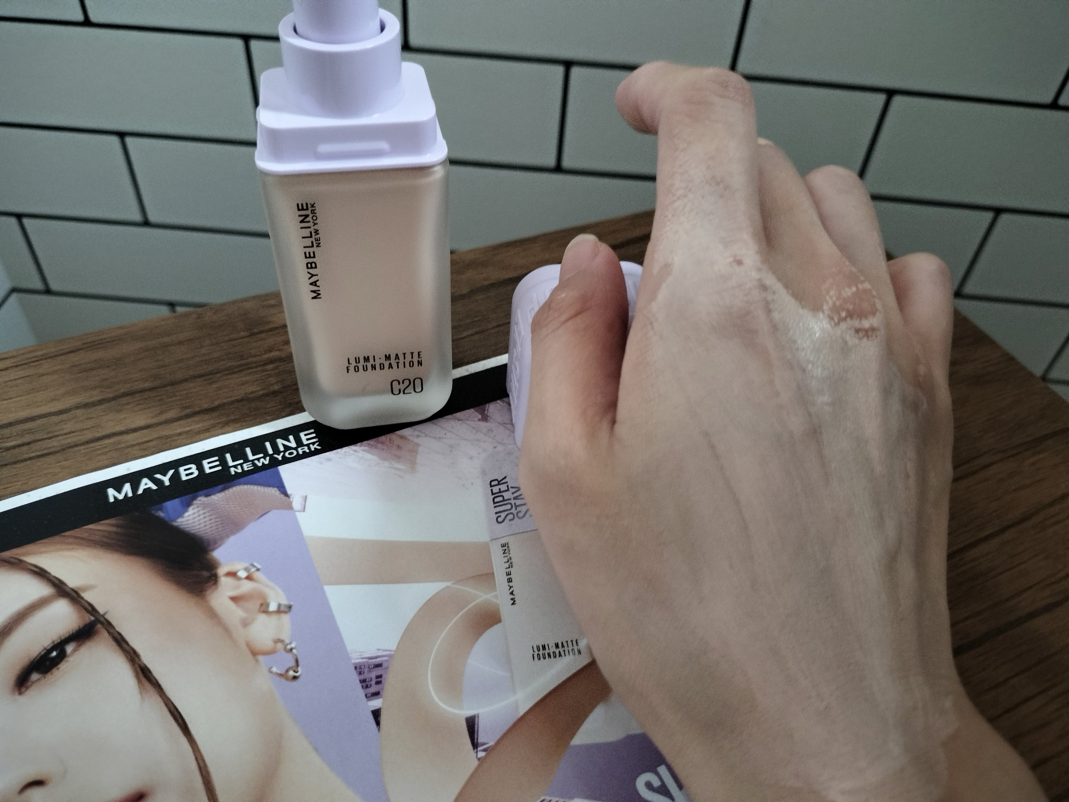 SPステイ ルミマット リキッド ファンデーション/MAYBELLINE NEW YORK/リキッドファンデーションを使ったクチコミ（3枚目）