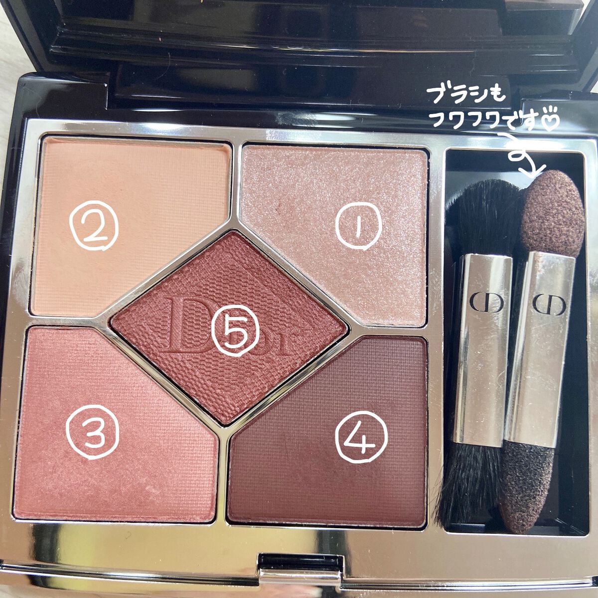 【旧】サンク クルール クチュール/Dior/アイシャドウパレットを使ったクチコミ(2枚目)