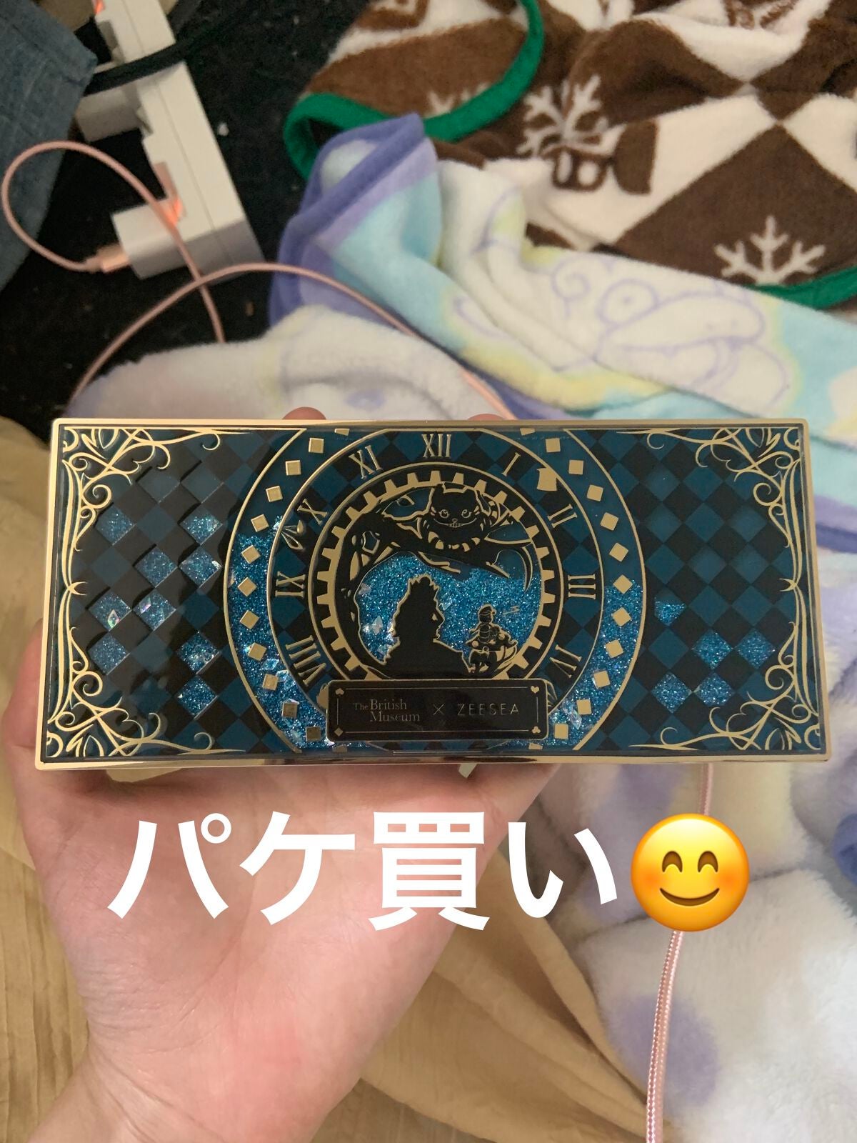 アリスドリームランドシリーズ 12色アイシャドウパレット(ZEESEA×大英博物館)/ZEESEA/アイシャドウパレットを使ったクチコミ(1枚目)