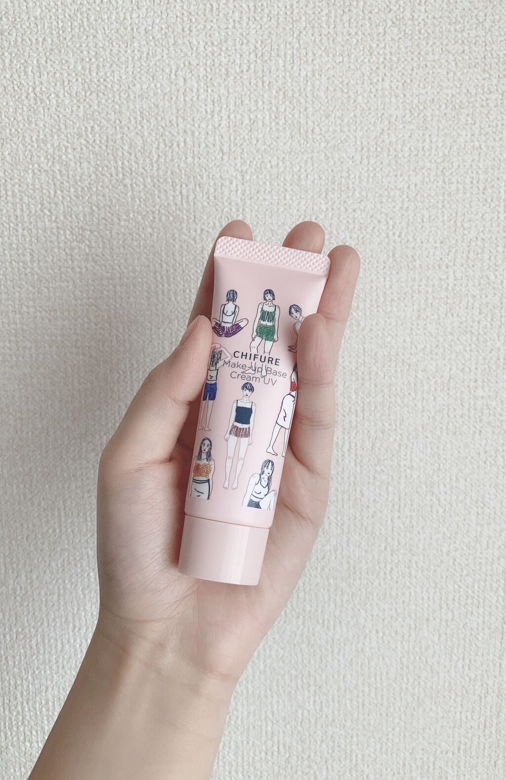 メーキャップ ベース クリーム UV 1 ピンク（限定デザイン）/ちふれ/化粧下地を使ったクチコミ（2枚目）