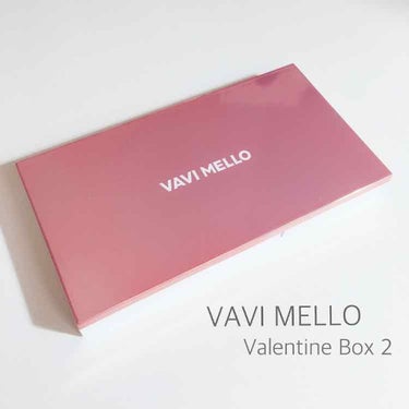 VAVI MELLO バレンタインボックス2 ピーチパレットのクチコミ「VAVI MELLO

#VAVIMELLO #バビメロ #バレンタインボックス2
┈┈┈┈┈.....」（1枚目）