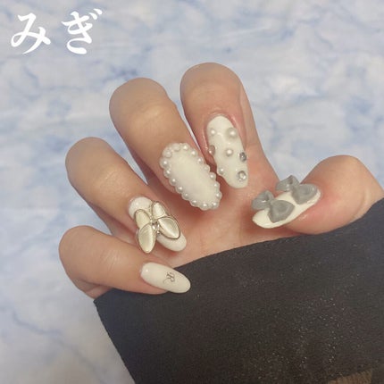 ネイルシール/セリア/ネイルシールを使ったクチコミ(4枚目)