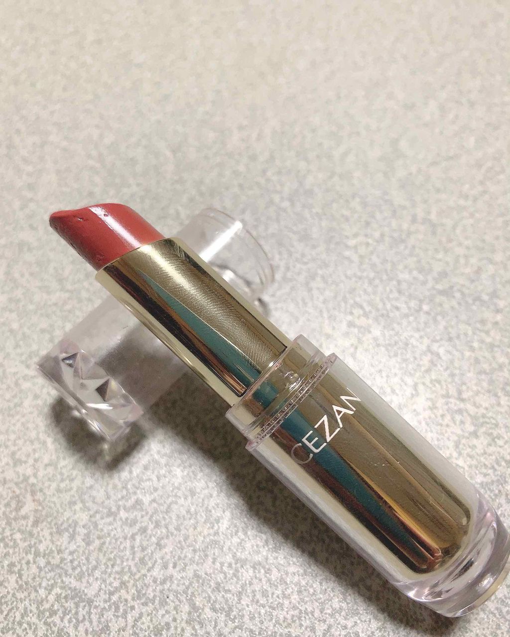 ラスティンググロスリップ/CEZANNE/口紅を使ったクチコミ(1枚目)