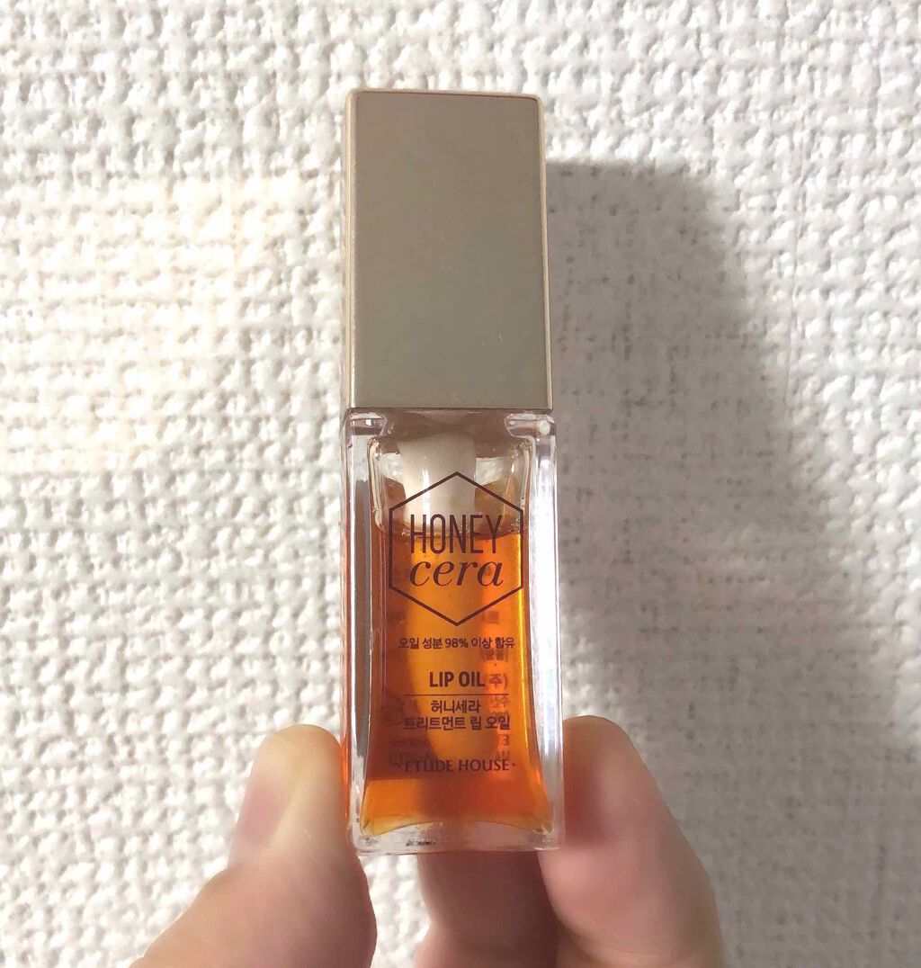 Hセラ トリートメント リップオイル/ETUDE/リップグロスを使ったクチコミ（1枚目）