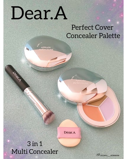 パーフェクトカバー コンシーラーパレット/Dear.A/パレットコンシーラーを使ったクチコミ(1枚目)