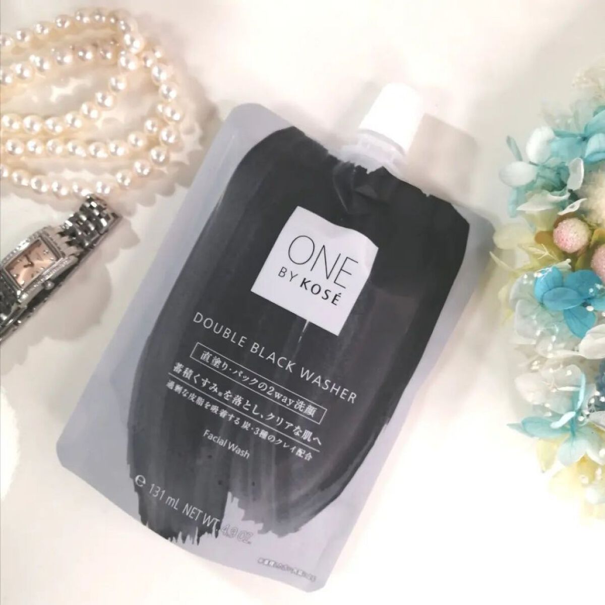 ダブル ブラック ウォッシャー/ONE BY KOSE/その他洗顔料を使ったクチコミ（1枚目）