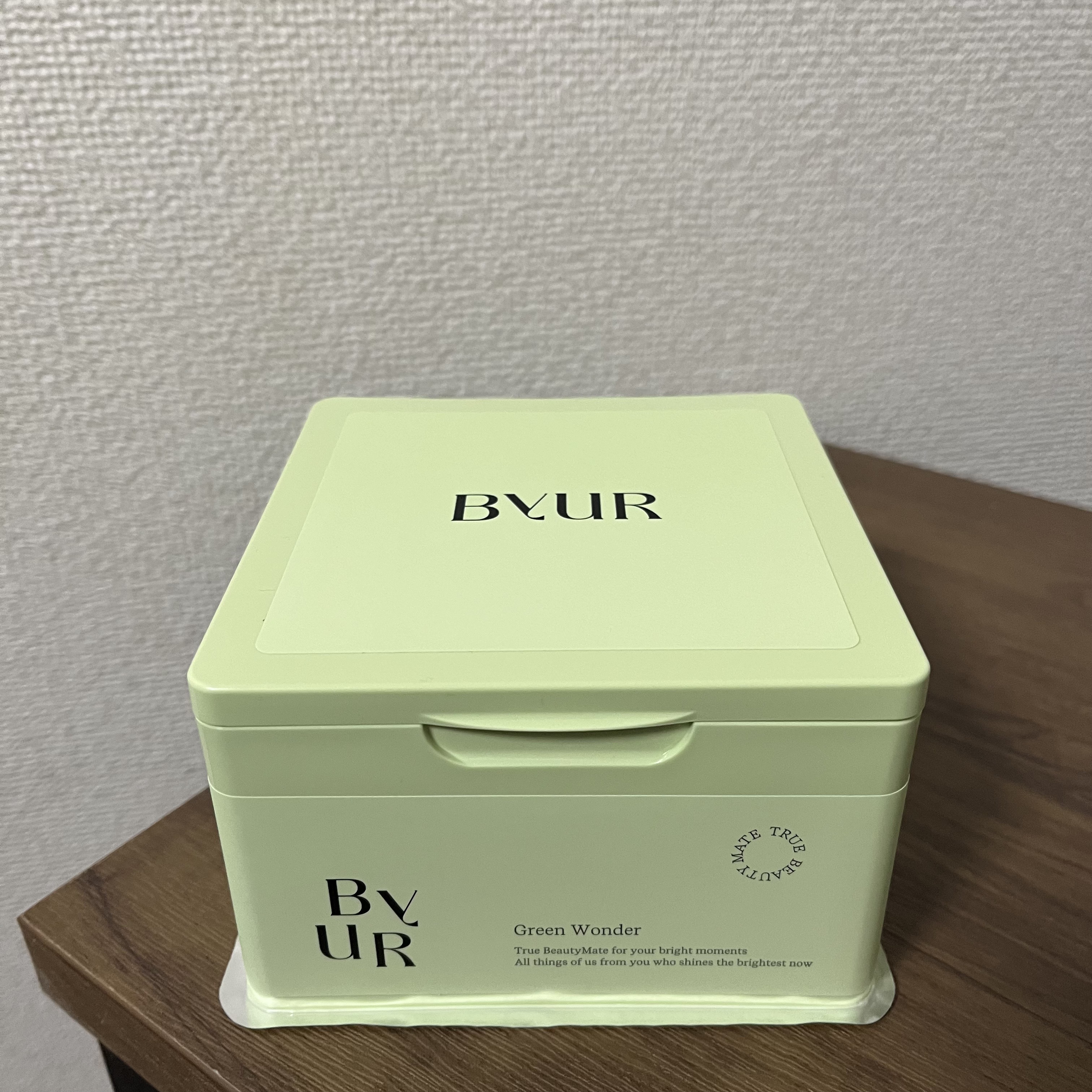 バイユア スージンググリーン デイリーアクアセラムマスク/ByUR/シートマスク・パックを使ったクチコミ（1枚目）