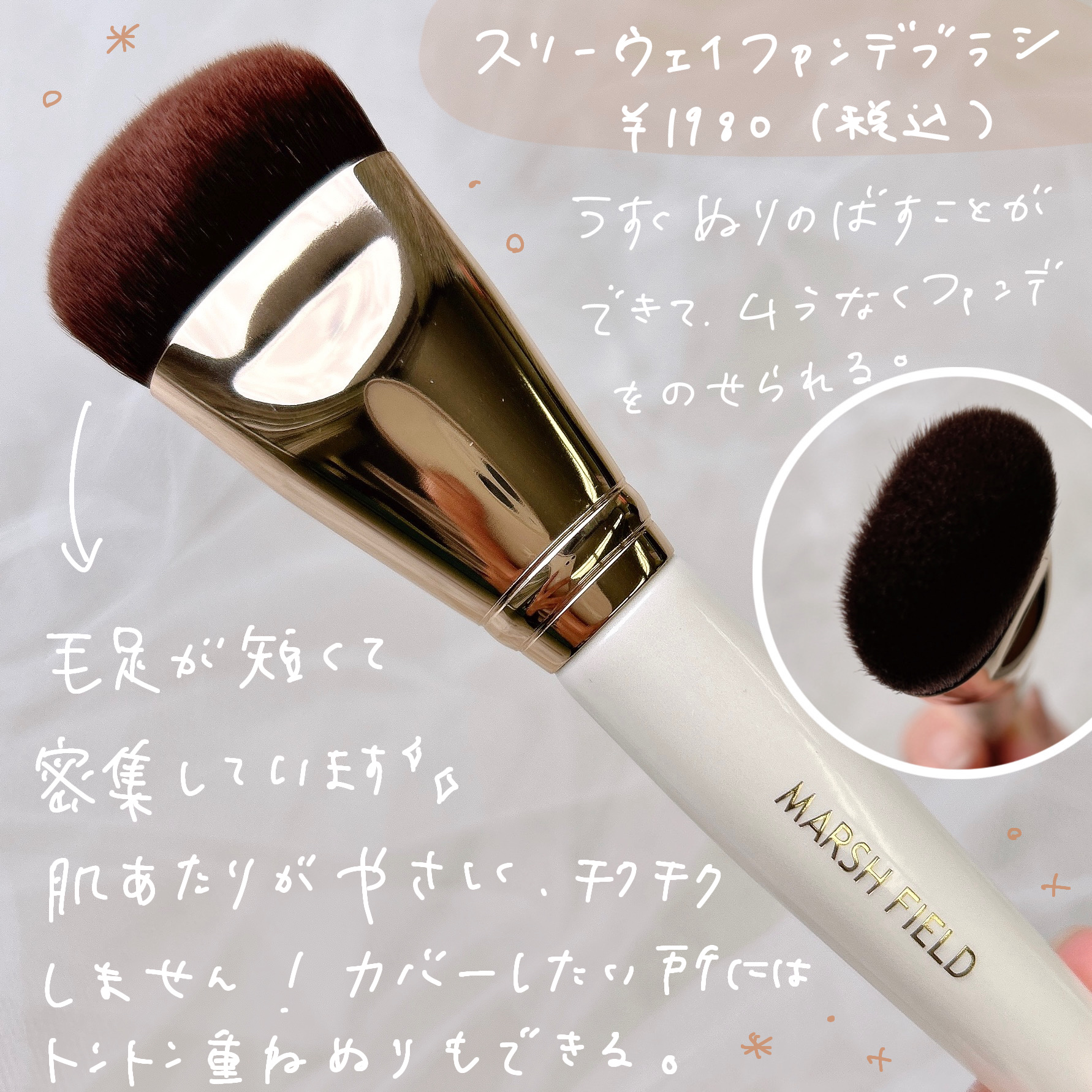 マーシュフィールド SC ボディカバーファンデN/マーシュ・フィールド/クリーム・エマルジョンファンデーションを使ったクチコミ（3枚目）