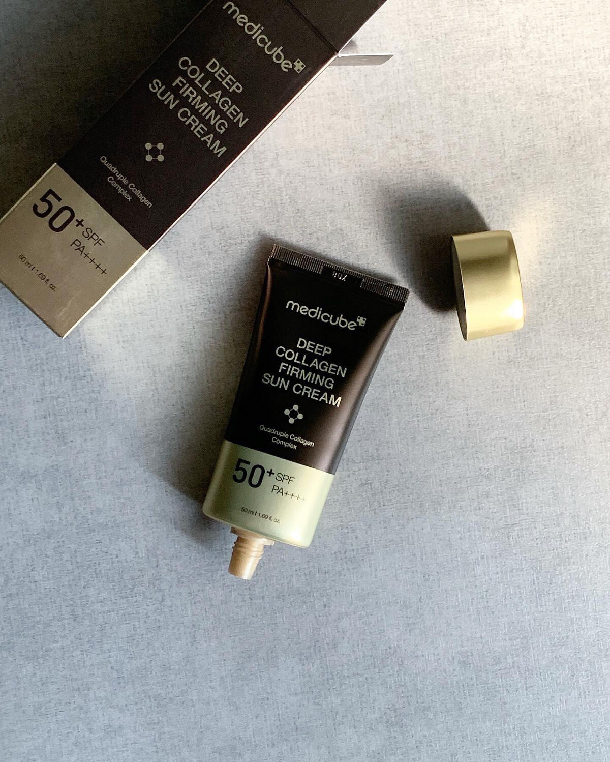 ディープコラーゲンサンクリーム/MEDICUBE/日焼け止めクリームを使ったクチコミ（2枚目）