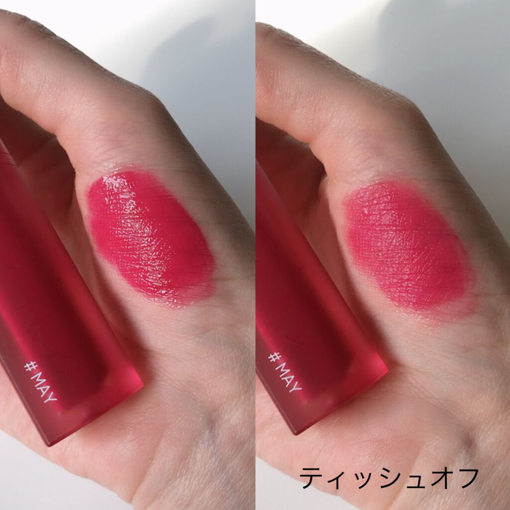 ホリカホリカ ハートクラッシュグローティントエアー/HOLIKA HOLIKA/リップティントを使ったクチコミ(4枚目)