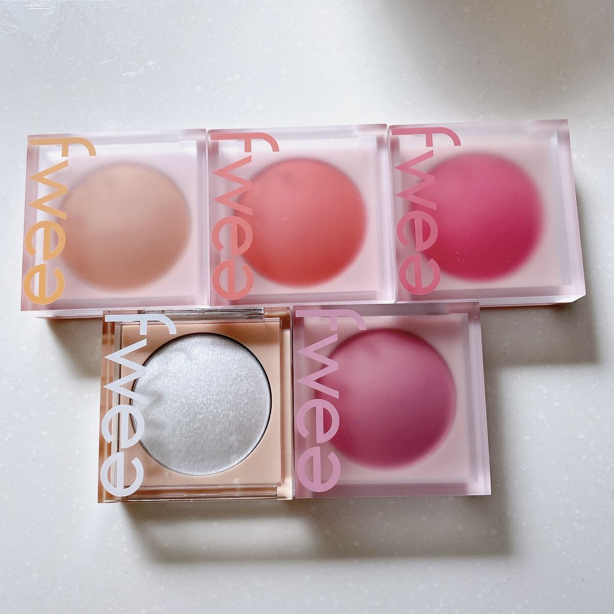 フィーチークメロウ/fwee/ジェル・クリームチークを使ったクチコミ（1枚目）